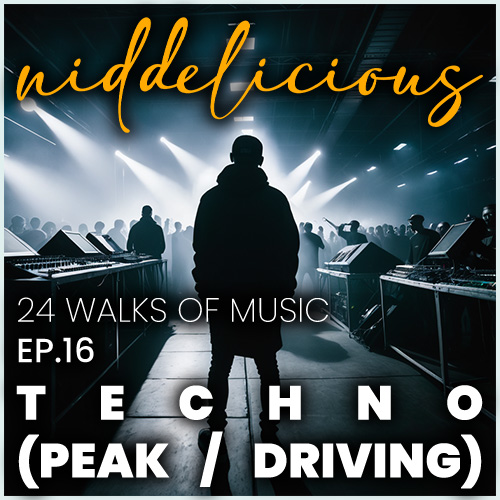 Cover art for 24 Walks of Music Ep.16 - Techno (Peak/Driving)